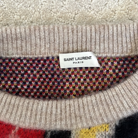 Saint Laurent leopard jacquard jumper - Picture 6 of 7